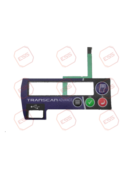 Transcan Advance Keypad Overlay